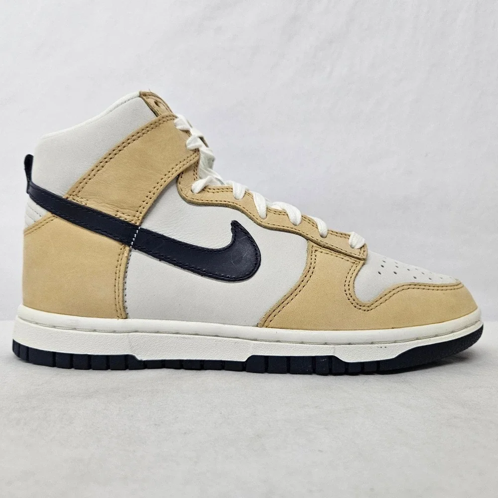 Nike Dunk High PRM MF Casual Shoe DX2044-101 Sail Obsidian Sesame Women Size 6.5